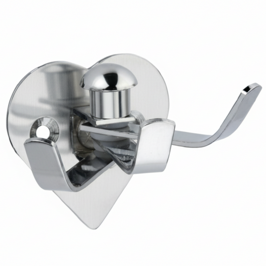 KAY SEVEN SS Pan Moving Khuntee, Folding Khunti 3 Way Coat Hook, Works As Wall Hooks & Cloth Hanger As Well Handicraft & Handmade (Pan Moving Khunti)