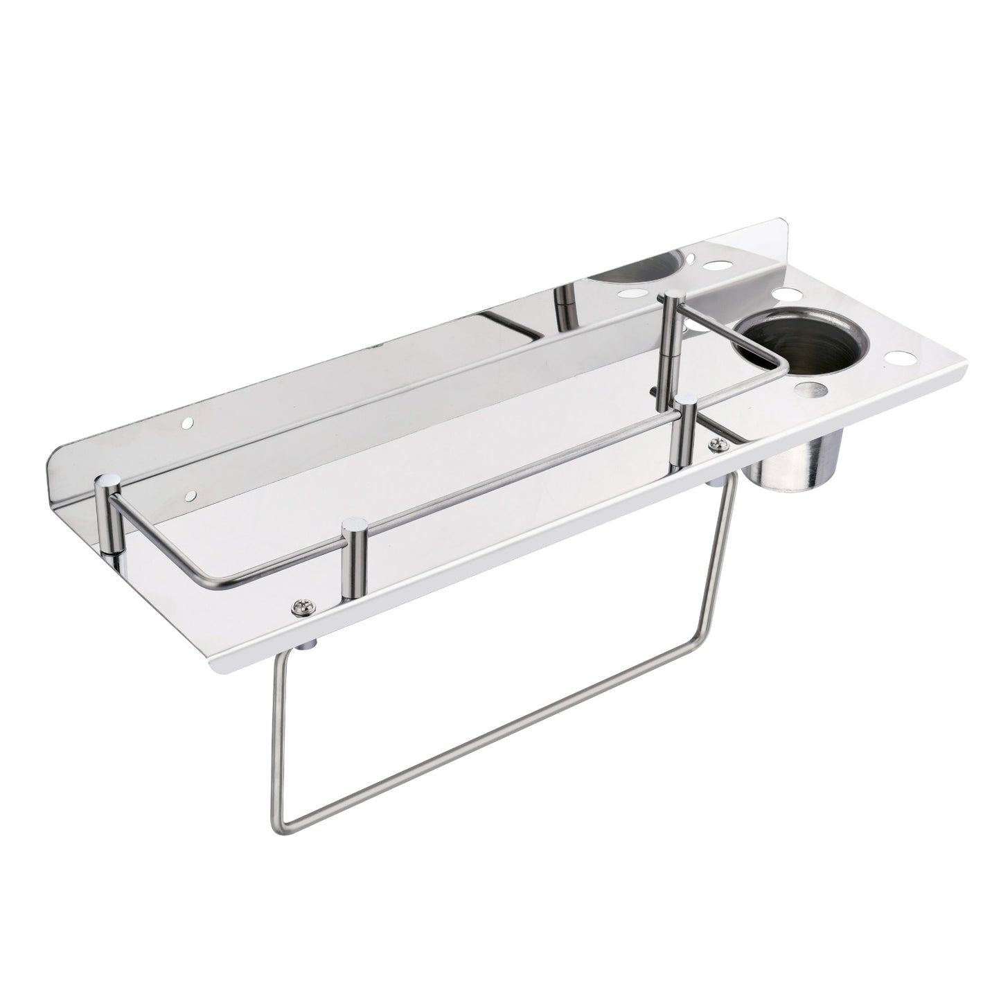 SS BATHROOM 3 IN 1 SHELF 15''