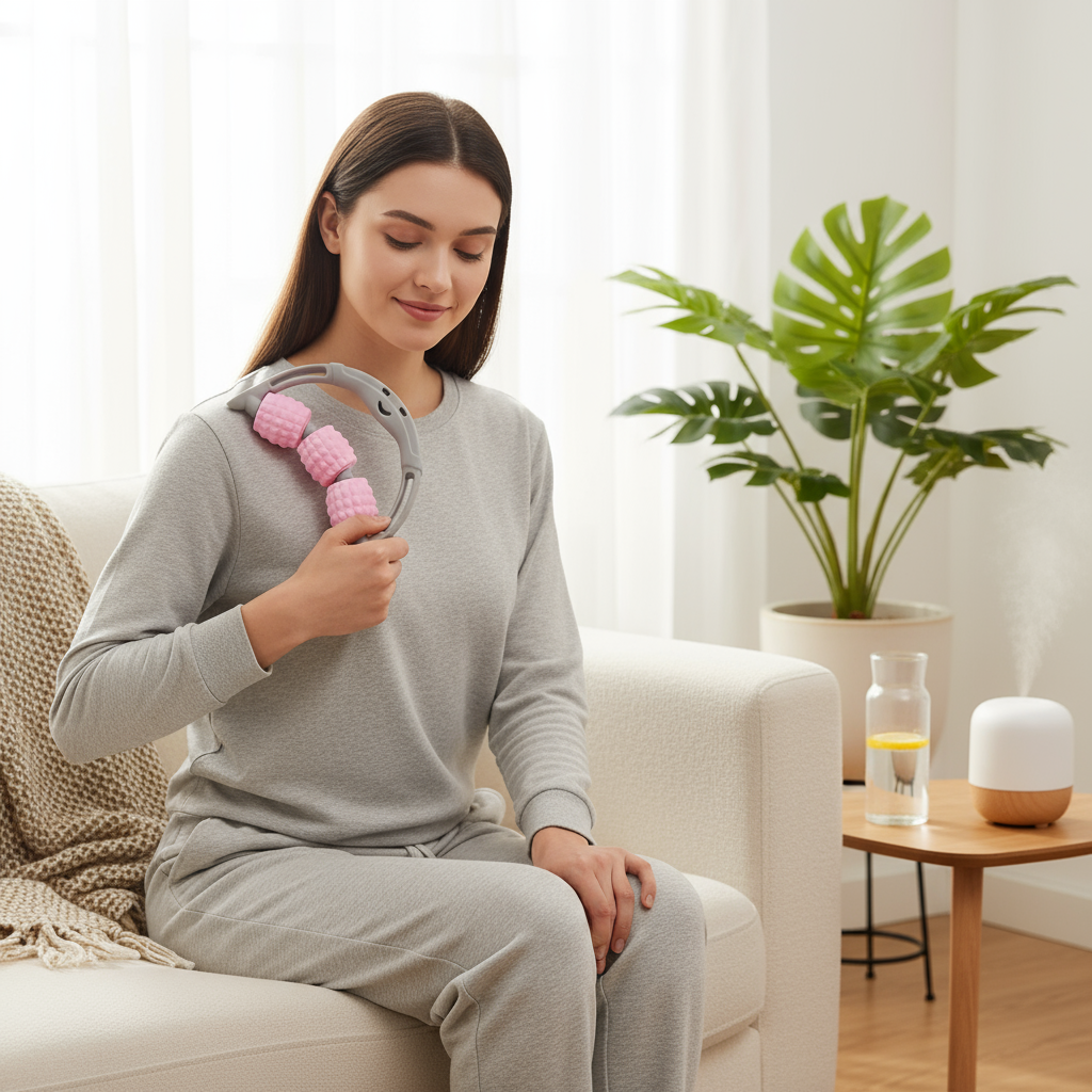 3 Ball Rolling Massager Lifestyle Scene