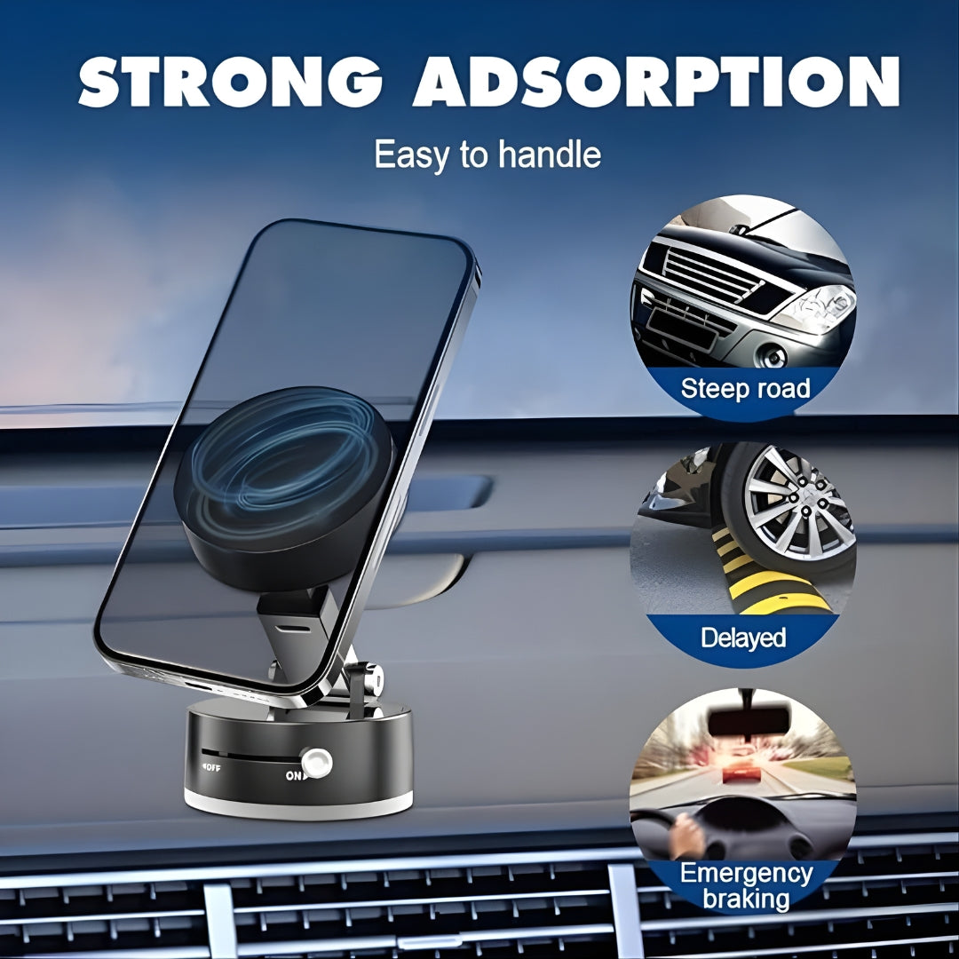 Vacuum Magnetic Suction Phone Holder