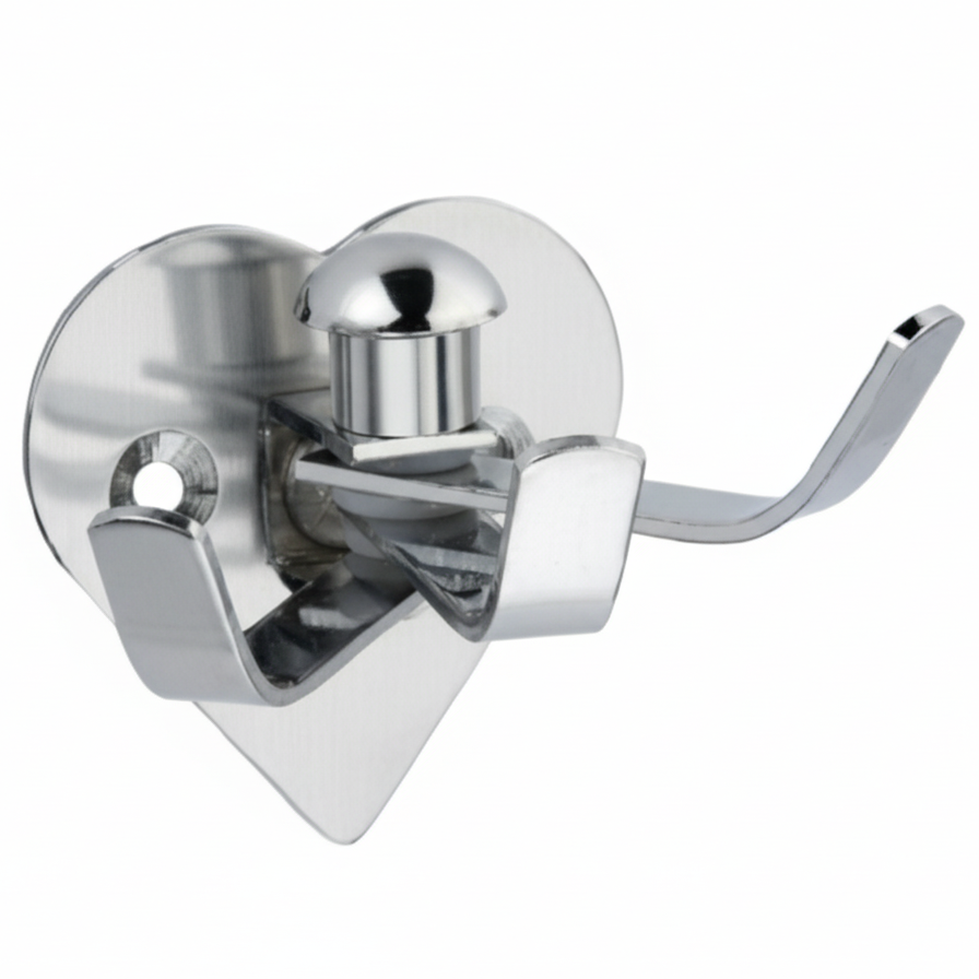 KAY SEVEN SS Pan Moving Khuntee, Folding Khunti 3 Way Coat Hook, Works As Wall Hooks & Cloth Hanger As Well Handicraft & Handmade (Pan Moving Khunti)