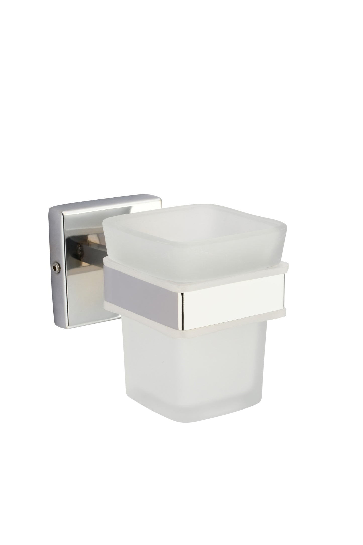 FROSTED SQUARE SOAP DISH HOLDER