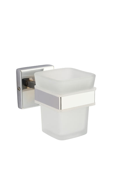 FROSTED SQUARE SOAP DISH HOLDER