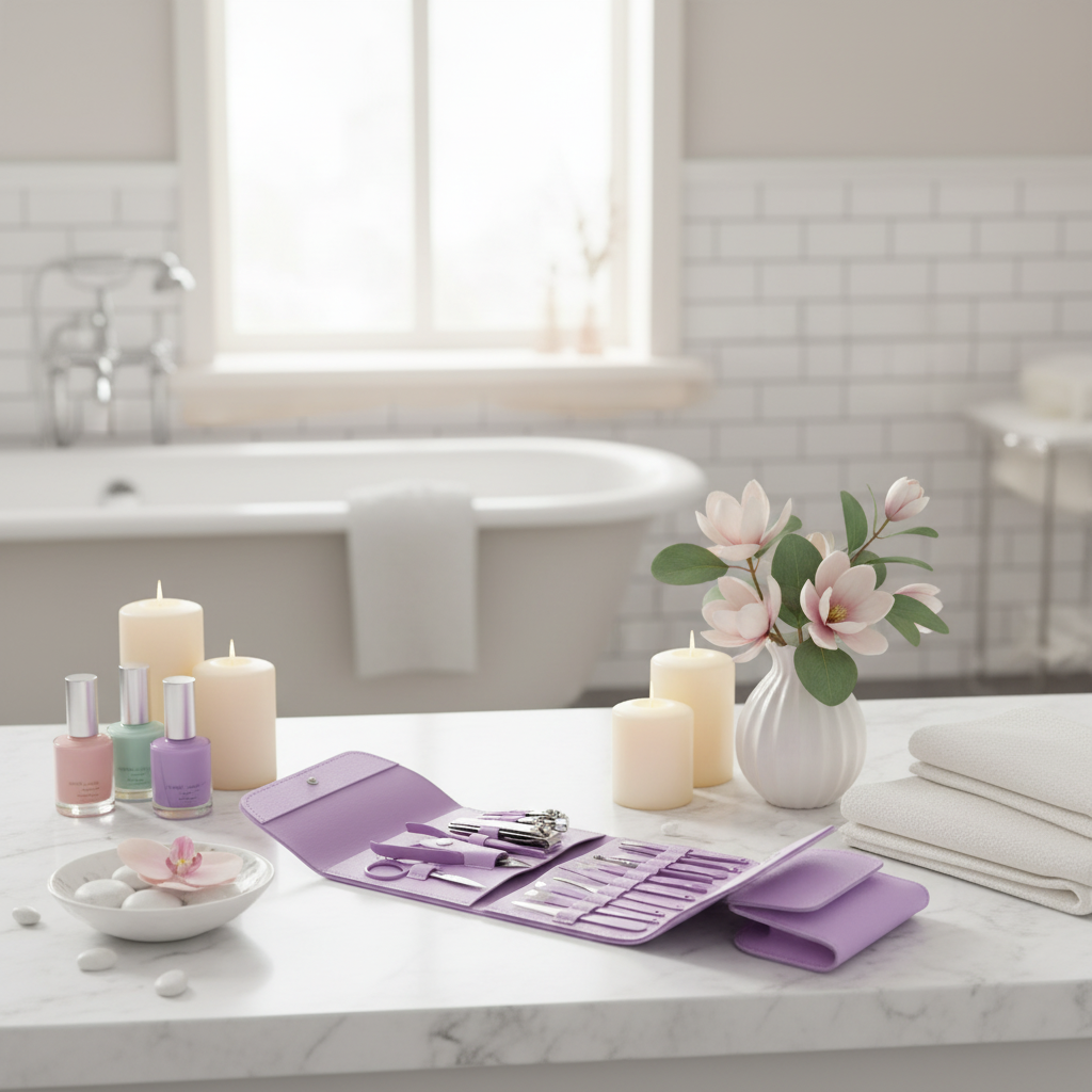 Manicure/Pedicure Set Lifestyle Scene